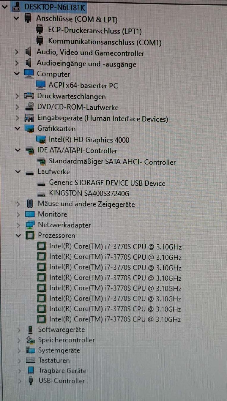 PCs: Computer mit i7-Prozessor und 16GB RAM ab CHF 1.-- – Gebraucht aus Neuendorf von Buggle 5