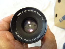 KONICA KAMERA HEXANON AR 52MM 1:8 MFVLENS--NUR LENS