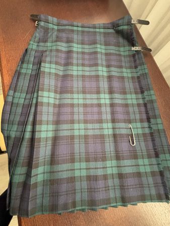 Gonna Scozzese Vintage Strathmore Tartan, Taglia 16!