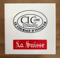Support pour papier-notes vintage "La Suisse"