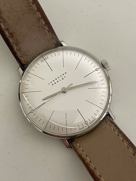 Junghans max bill Handaufzug Kaufen auf Ricardo