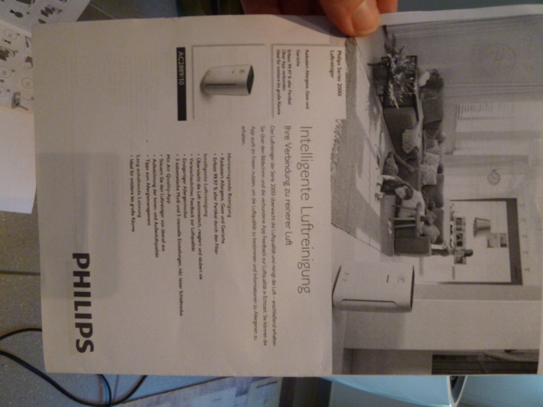 Philips Purificatori d'aria: PHILIPS Luftreiniger AC2889 – Usato da Dättlikon venduto da Mamakuga 8