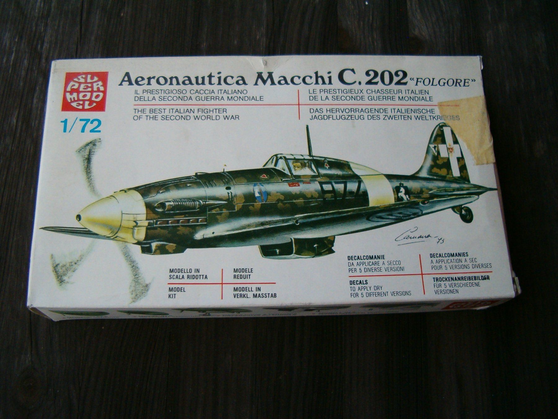 Kit di modellismo & Modellini statici: Supermodel 1/72 Macchi C.202 Folgore – Nuovo (secondo la descrizione) da Bern venduto da causa67