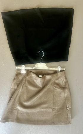 Jupe Stretch Lederimitat m