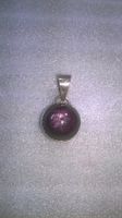 ANHÄNGER MIT ECHT AMATHYST,,STERLING SILBER 925