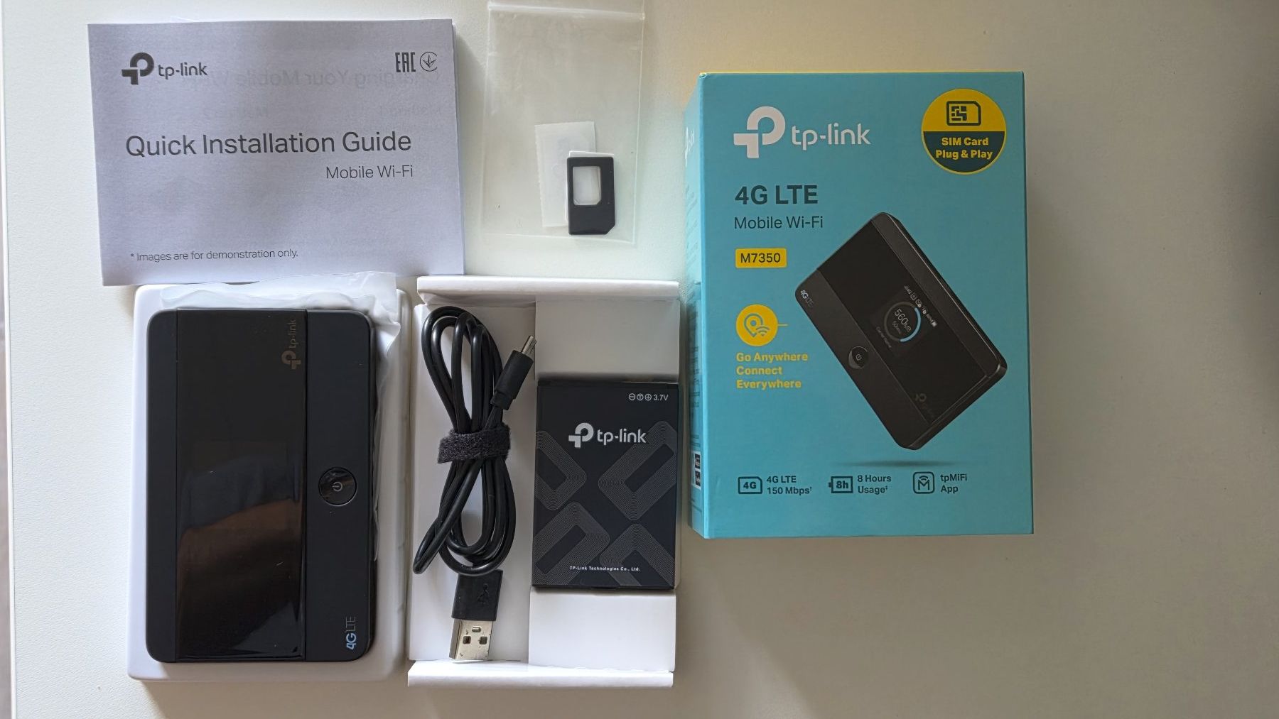TP-Link Modem & Router: tp-link M7350 4G LTE Router – Usato da Muri AG venduto da Dongle0