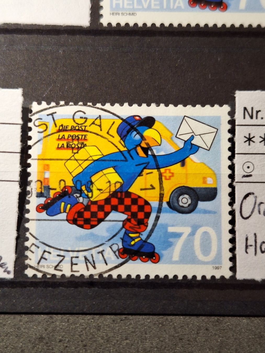 Alle Briefmarken: Globi Abarten – Gebraucht aus Balgach von SIMEON27 5
