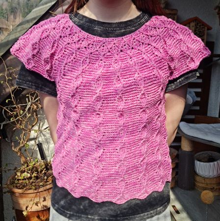 Selbst Gehäkelt - Shirt aus Cashmere