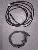 2 apple mac Lightning USB Kabel schwarz gebraucht