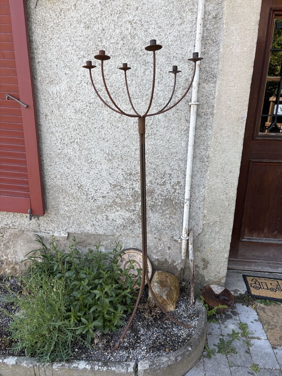 Portacandele: Kerzenständer Metall Rostig Garten – Usato da Zufikon venduto da ogg_r2jt
