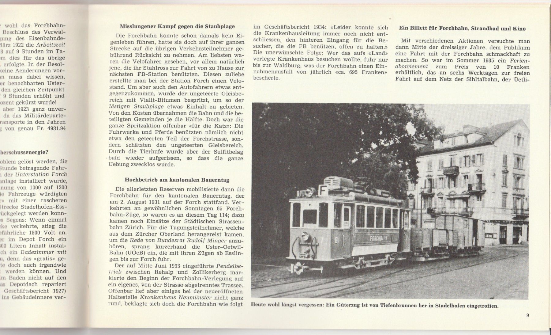 Zeitschriften & Magazine: Aus den Annalen der Forchbahn (Zürich-Stadelhofen-Esslingen) – Neu (gemäss Beschreibung) aus Fällanden von Blausegelfliege 5
