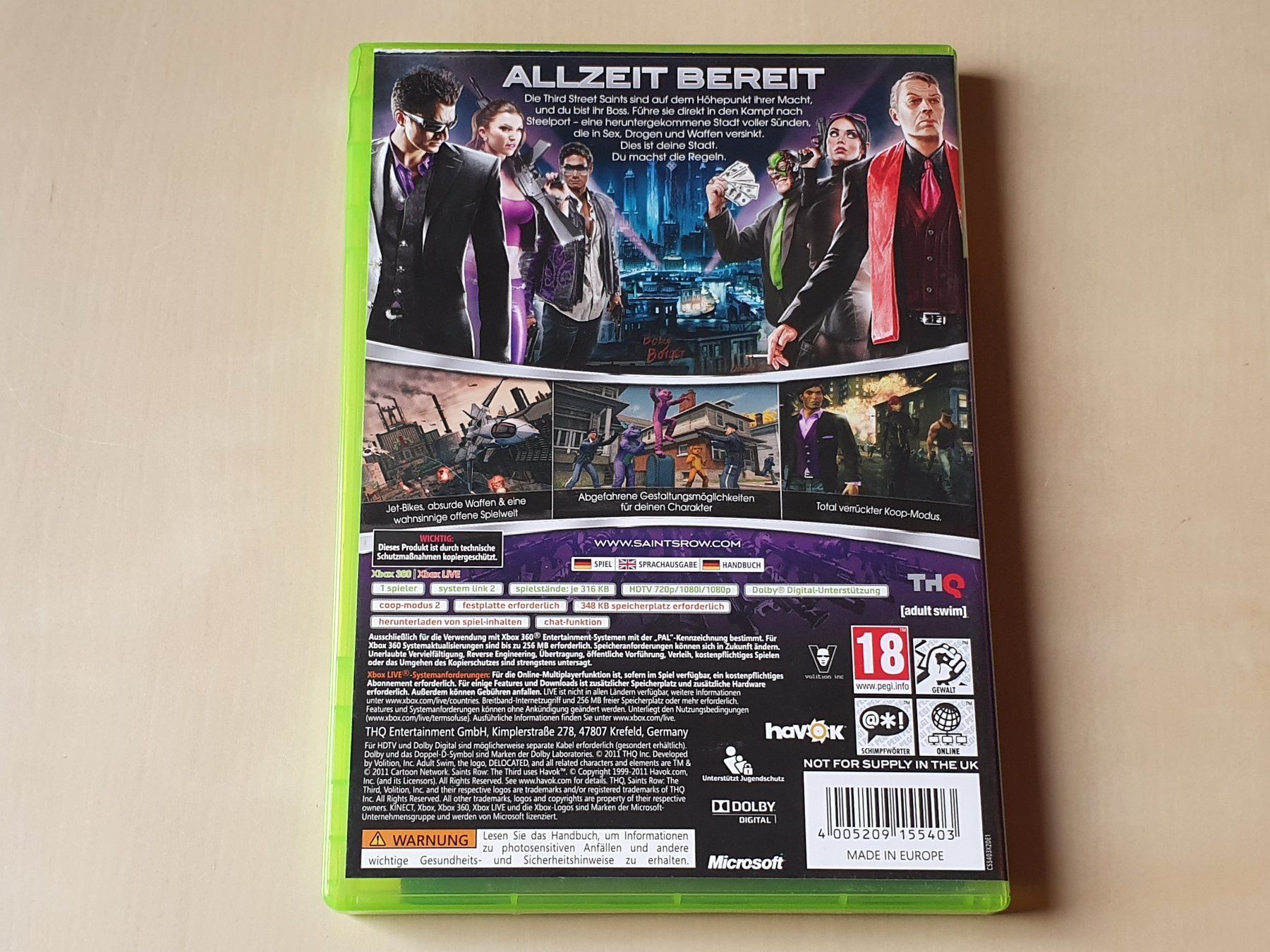 Microsoft Spiele: Saints Row The Third – Gebraucht aus Stansstad von collectorsshop 1