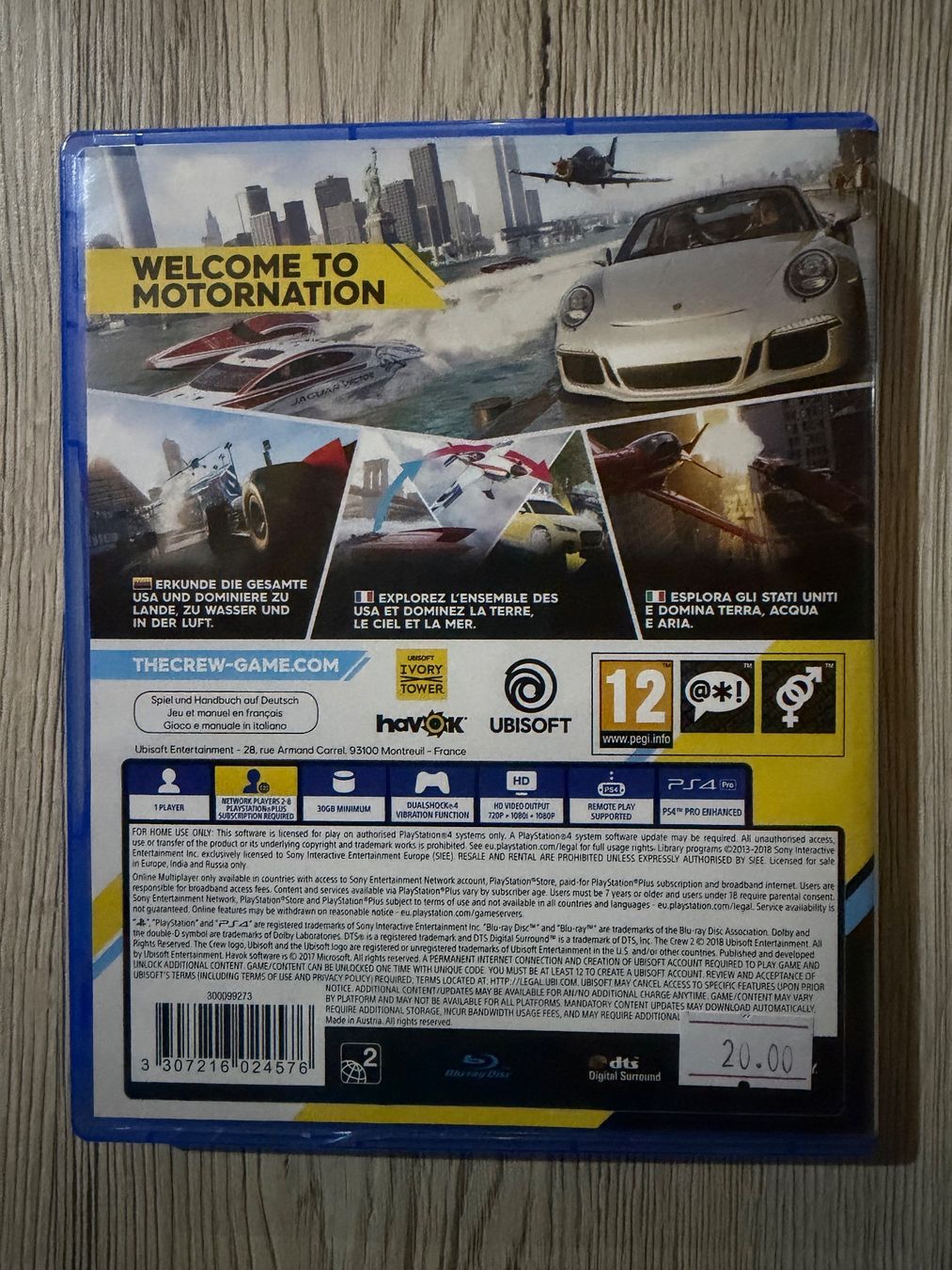 Sony Giochi: PS4 The Crew 2 – Usato da Marly venduto da may_j75b 1