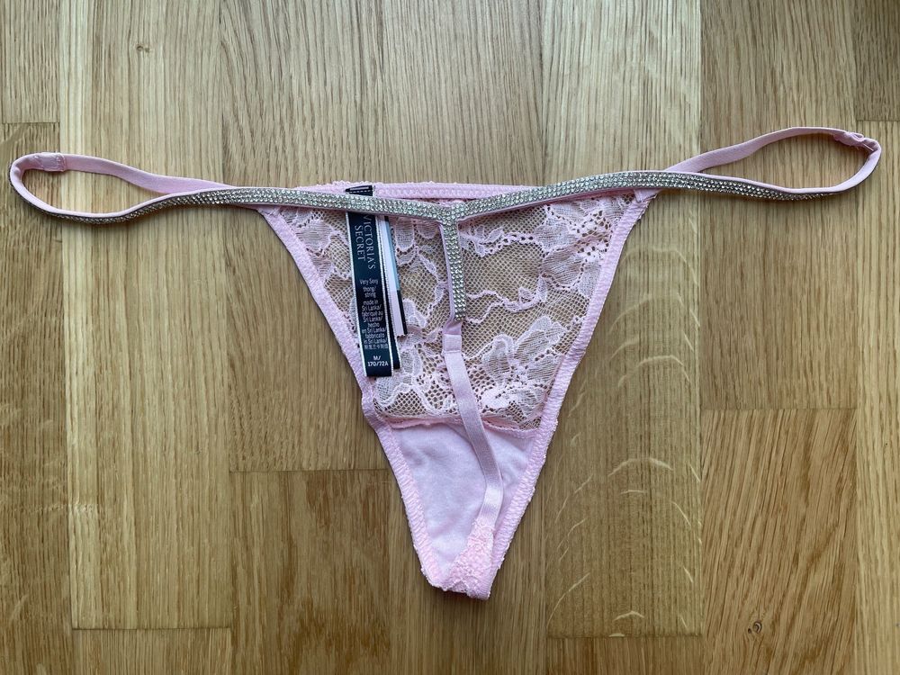 Victorias Secret Shine Strap Lace V String Thong M New Kaufen Auf