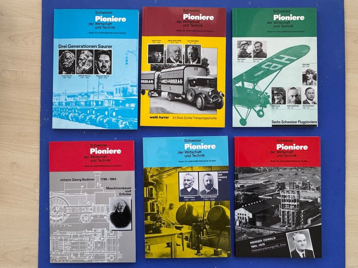 Bücher: Schweizer Pioniere der Wirtschaft und Technik Band 1 - 60 – Gebraucht aus Adliswil von buch_und_kunst 6