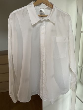 Weisses Hemd, 100% Baumwolle, H&M, Gr L