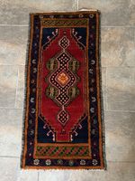 Handgeknüpfter Anatolischer Orientteppich Vintage 110×53 cm 