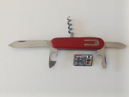 Top!Couteau suisse Victorinox rouge UBS vintage + pin's UBS!