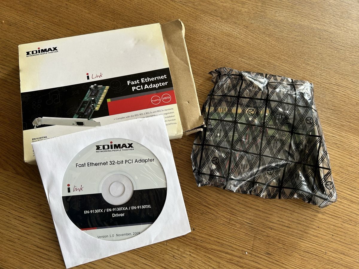 PC: EDIMAX Fast Ethernet PCI Adapter, OVP – Nuovo e nell'imballaggio originale da möhlin venduto da Caja1
