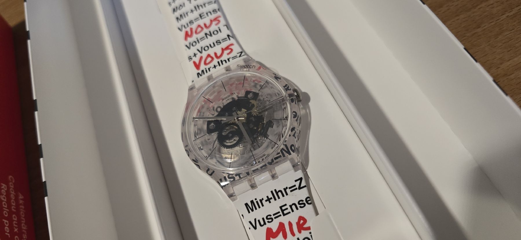 Swatch Orologi: Swatch "mir - ihr" - limitiertes Sondermodell - neu+ungetr.! – Nuovo e nell'imballaggio originale da Wilen b. Wil venduto da Picasso1234 4
