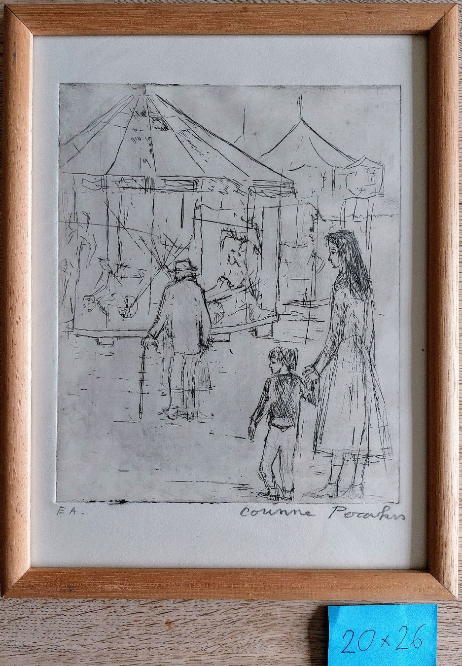 Incisioni: gravure eau forte de Corinne Perakis – Usato da Villeneuve FR venduto da Train_Vinch6