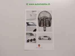 Koenigsegg CC Prospekt englisch