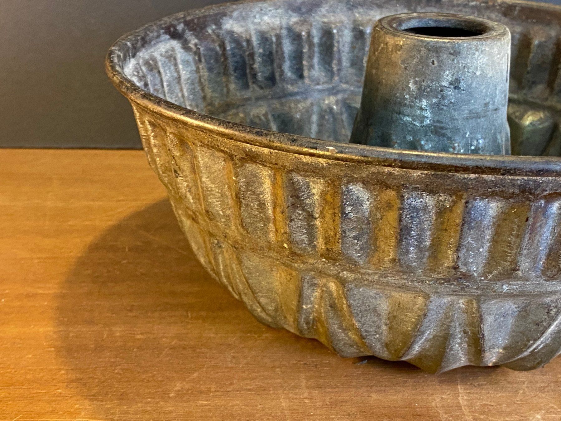 Teglie da forno: Antike Kuchenform Backform aus Kupfer – Usato da Schaffhausen venduto da vintageville 2