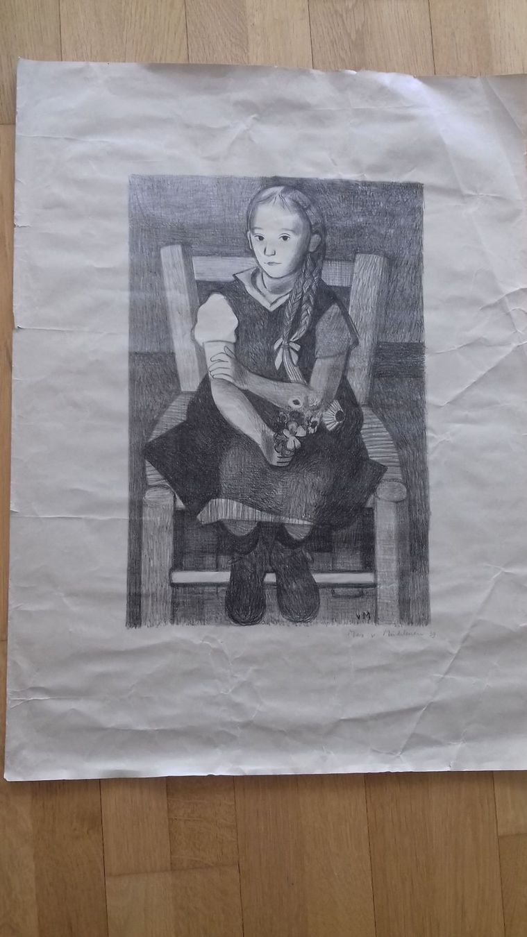 Grafica & Litografie: Max von Mühlenen, Lithographie, signiert – Usato da Luzern venduto da Einh0rn