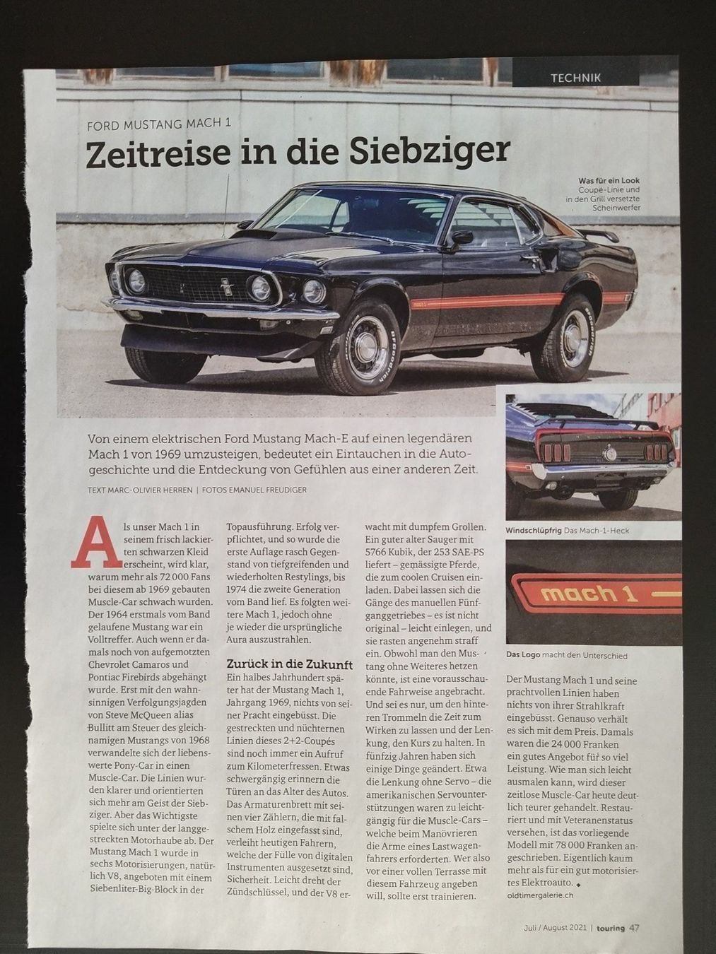 Riviste & Magazine: Berichte Ford Mustang Mach 1 – Usato da Bern venduto da micky031 2