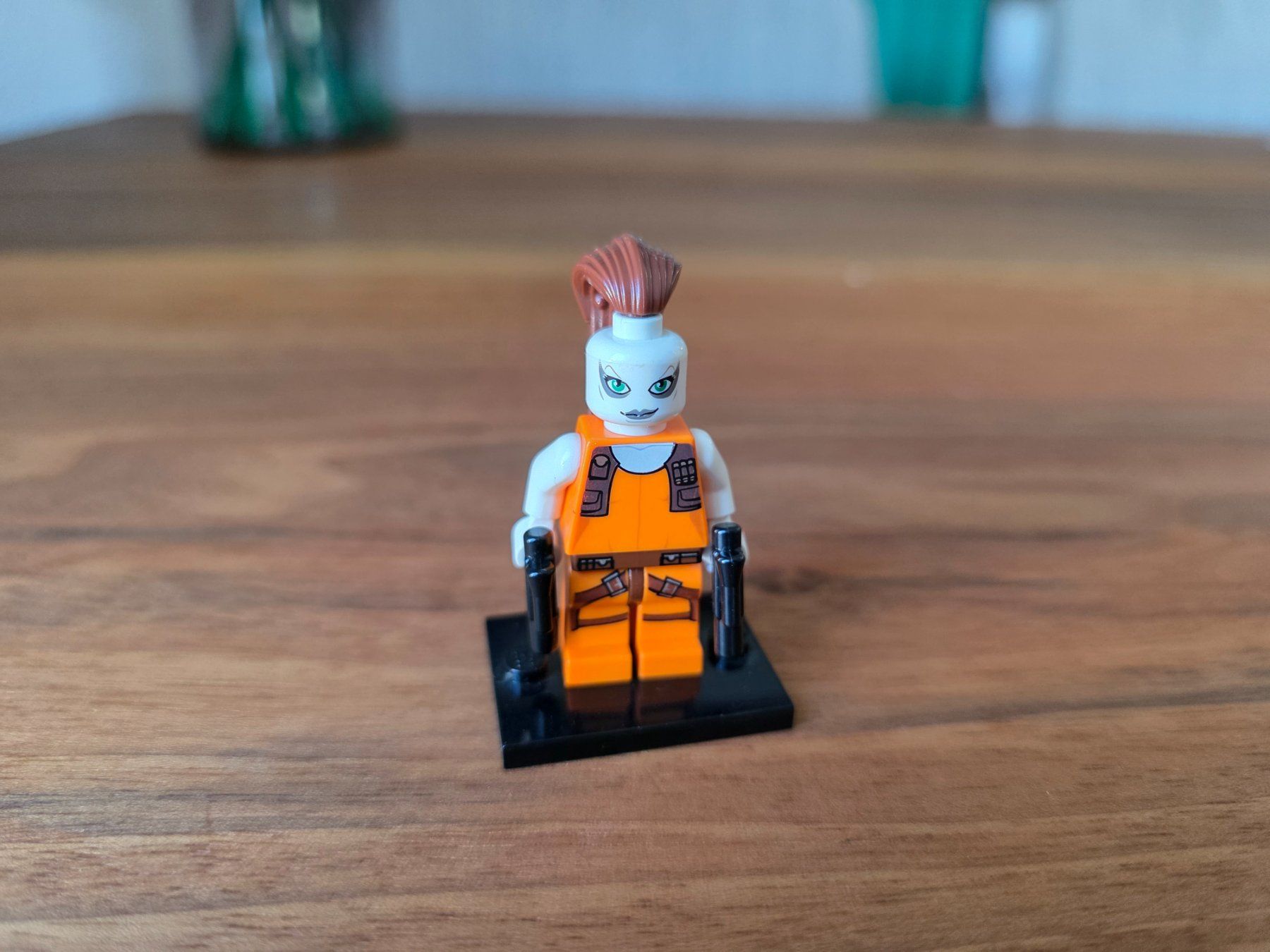 Lego Statuette: Lego Star Wars Minifigur Aurra Sing – Usato da Laufen venduto da elias39