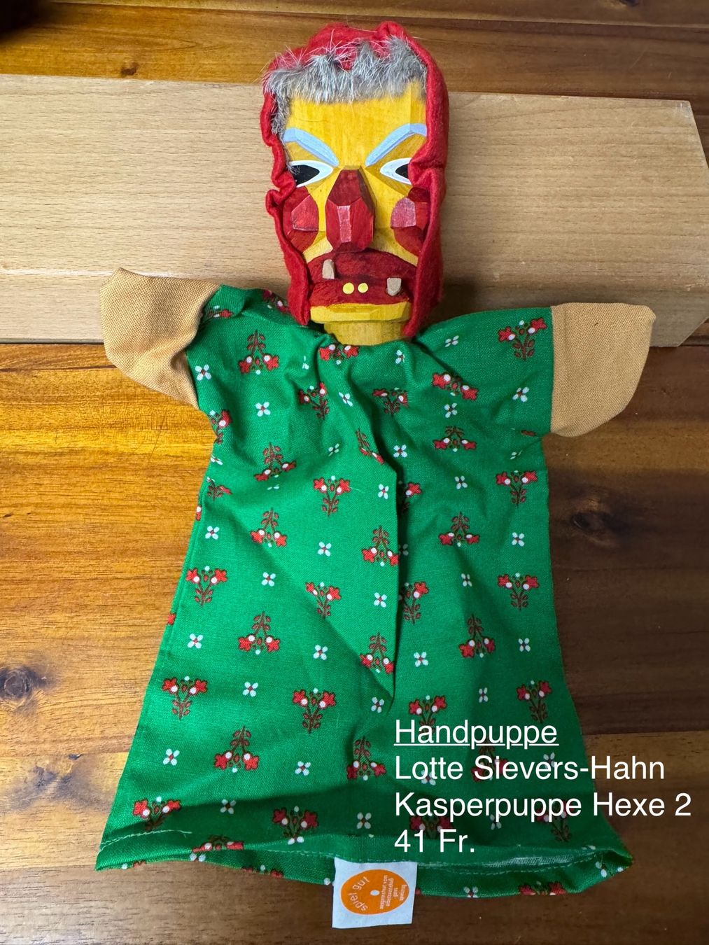 Bambole: Handpuppe Kasperpuppe Lotte Sievers-Hahn – Nuovo (secondo la descrizione) da Wasterkingen venduto da GrhAli