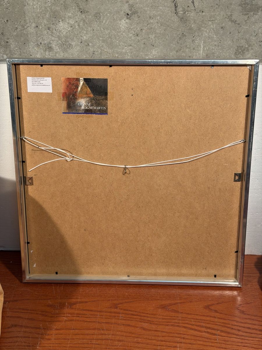 Dipinti: Modern Abstract Art Framed signed Painting  – Usato da Lausanne venduto da vas_mbk2 6