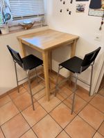 Stehtisch mit Stühlen Holz