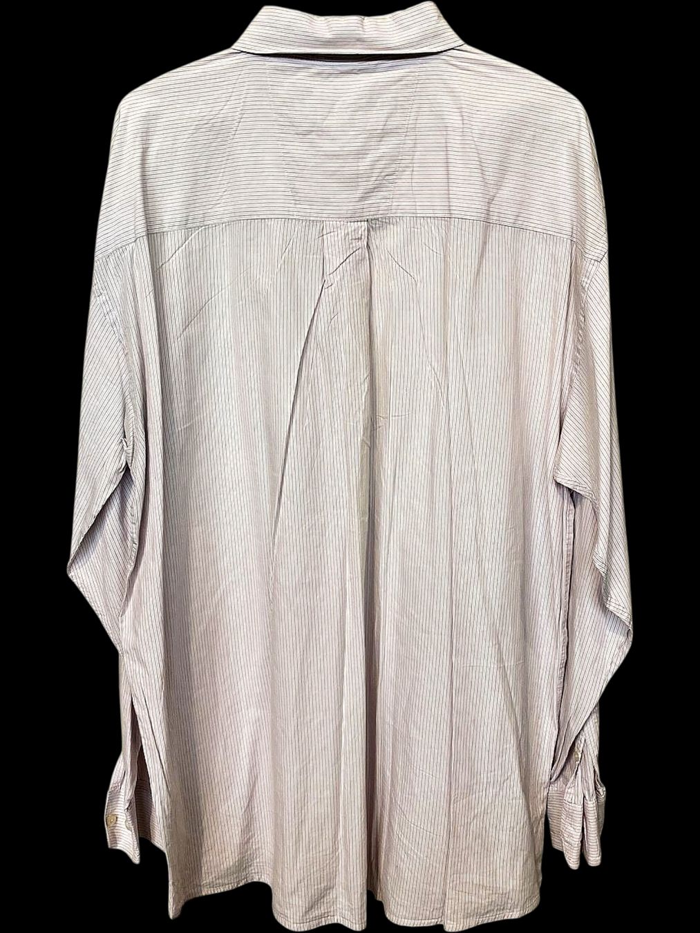 Camicie: Georg Streit Button-Down Hemd - Hellrosa Gestreiftes Muster – Usato da Zug venduto da vinokilo 4