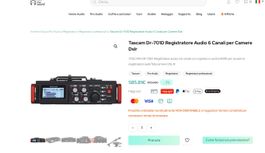 Tascam DR-701D 6-Track Field Recorder for DSLR with timecode