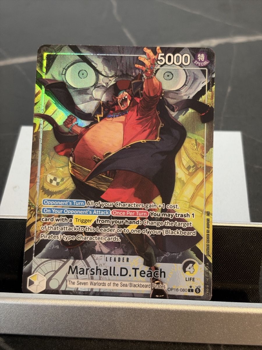 Bandai Carte collezionabili: One Piece OP16-080 Marshall.D.Teach, Englisch – Nuovo (secondo la descrizione) da St. Gallen venduto da cambitcg