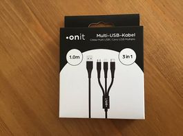 1 Multi-USB-Kabel neu