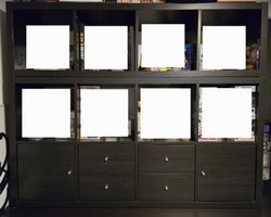 IKEA Kallax Regal. 1x 8er mit Türen & Schubladenr & 1x 4er 
