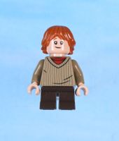 LEGO Minifigur Ron Weasley - Dark Tan Sweater