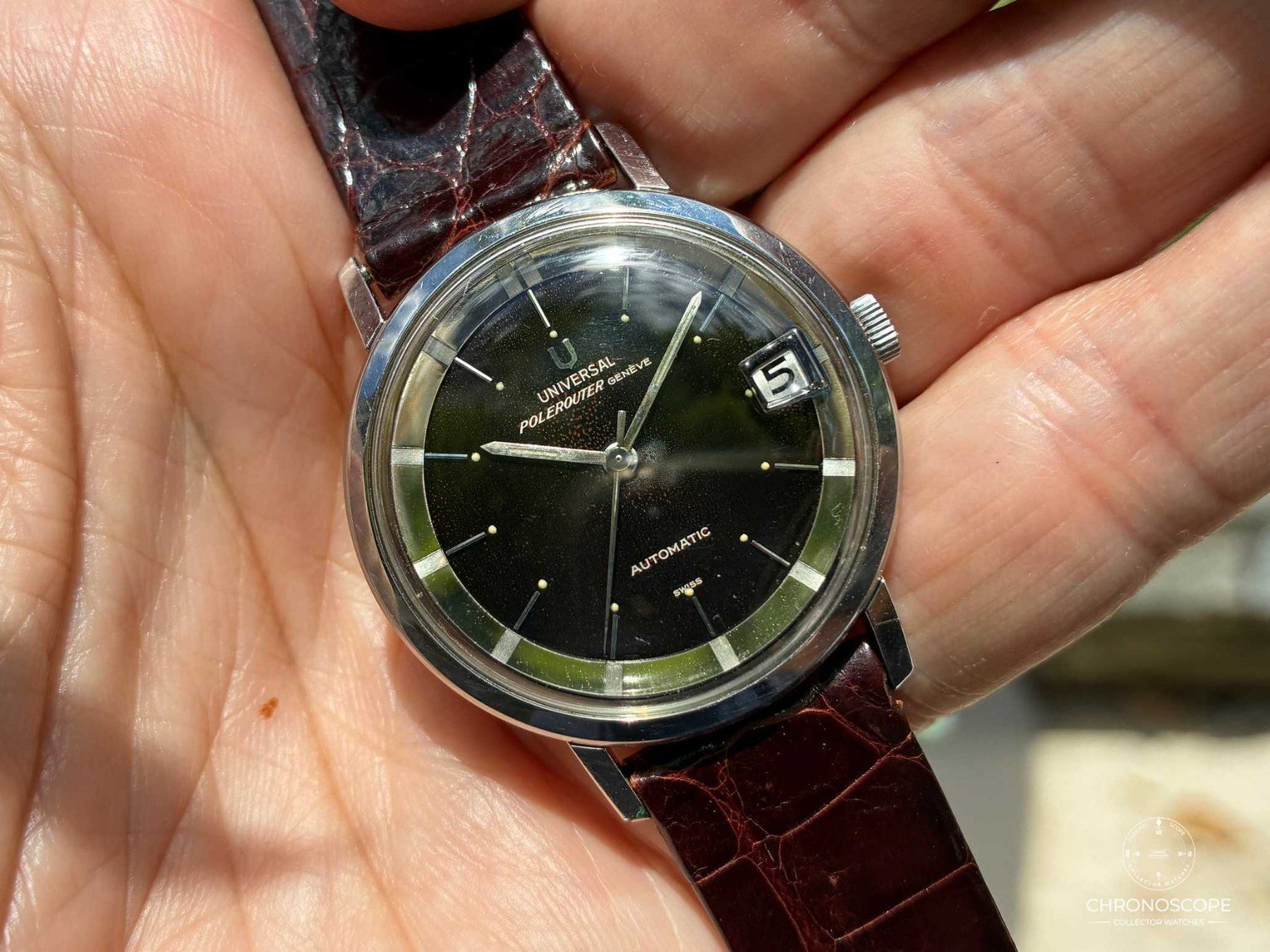 Universal Genève Orologi: Universal Genève Polerouter Date Reference 204604-9 – Usato da Luzern venduto da ChronoScope6004 3