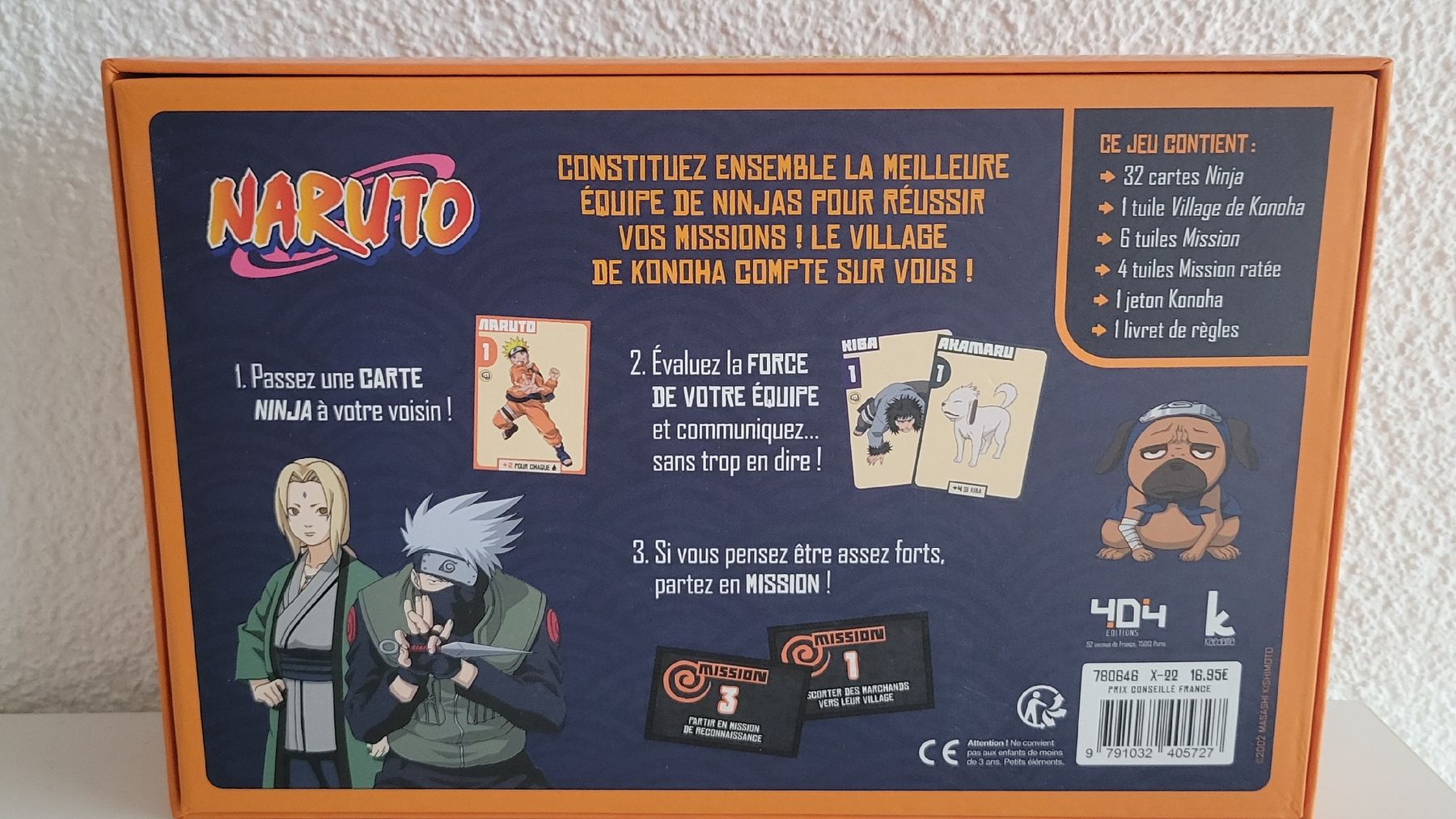 Giochi: Jeu de société Naruto – Nuovo e nell'imballaggio originale da Delémont venduto da Miyoko 1