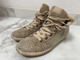 Coole Leder Sneakers von Paul Green Gr. 5.5 (38.5)