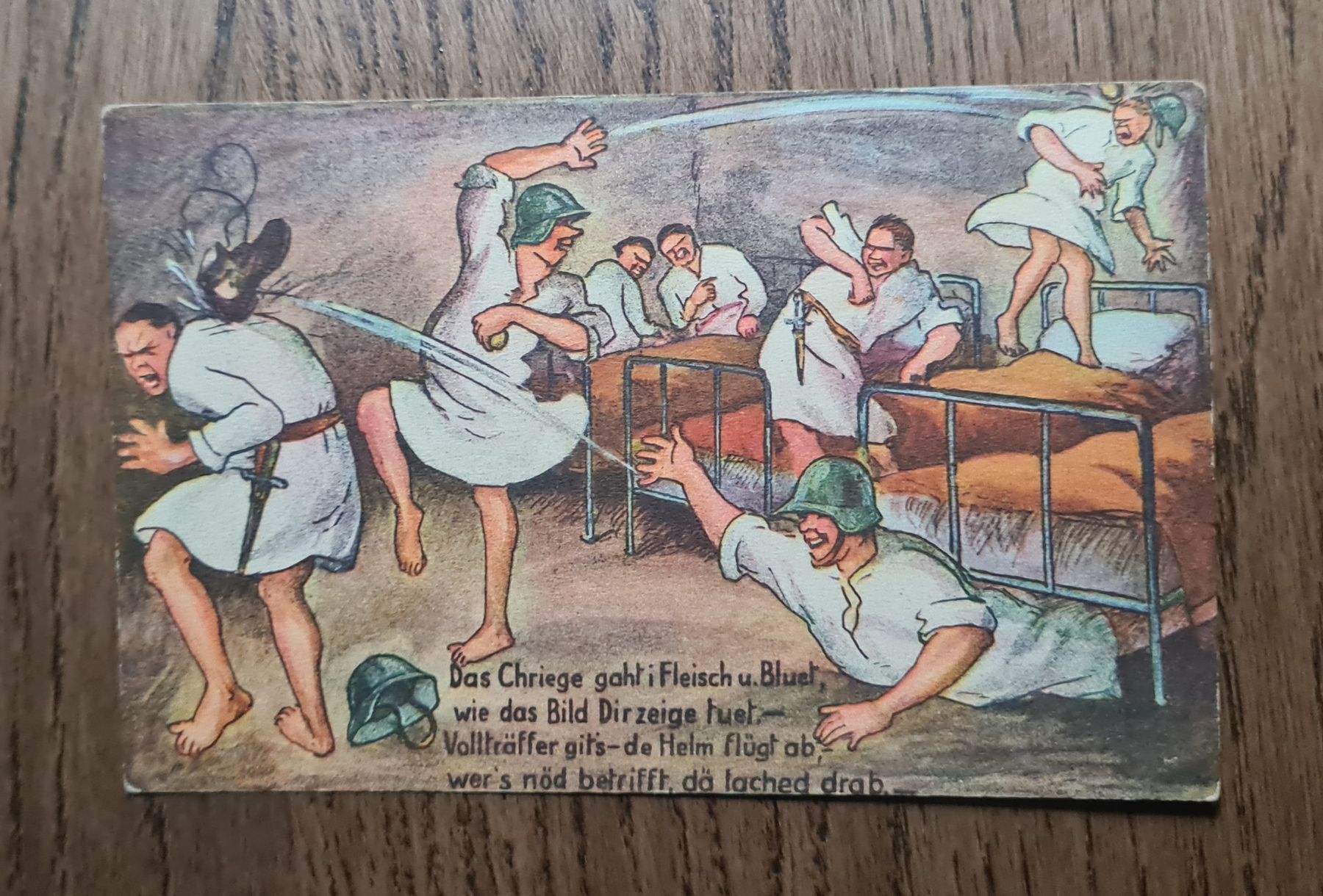Cartoline postali: Spasskarte Militärdienst, Feldpost – Usato da Ebikon venduto da Donar50