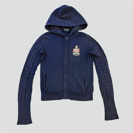 Polo Ralph Lauren Jeans Company knitted zip-up hoodie