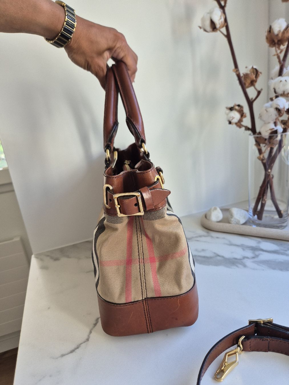 Burberry Borse da donna: Burberry Hepburn Vintage Handtasche – Usato da Weisslingen venduto da Airgate 2