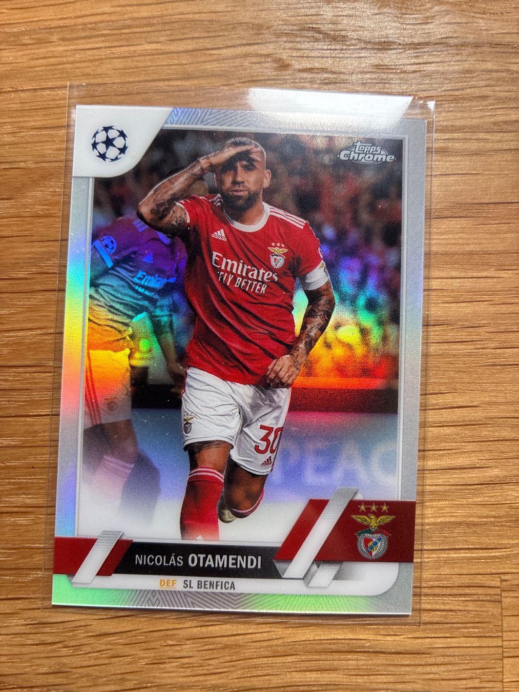 Topps Carte collezionabili: Topps Chrome Nicolas Otamendi Benfica Refractor – Usato da Wangenried venduto da Garagara