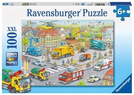 Ravensburger 100 Teile Puzzle Fahrzeuge in der Stadt