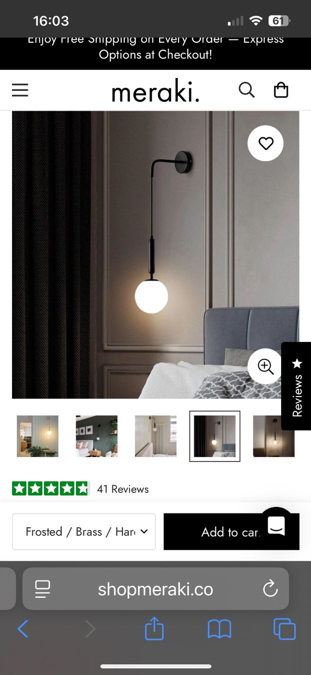 Lampade: Wandlicht – Nuovo e nell'imballaggio originale da Bern venduto da kat_5lkm