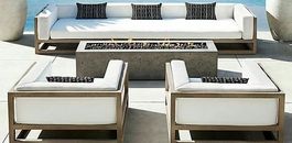 Sofa Outdoor Lounge Gartenmöbel Loungesofa Gartensofa Teak