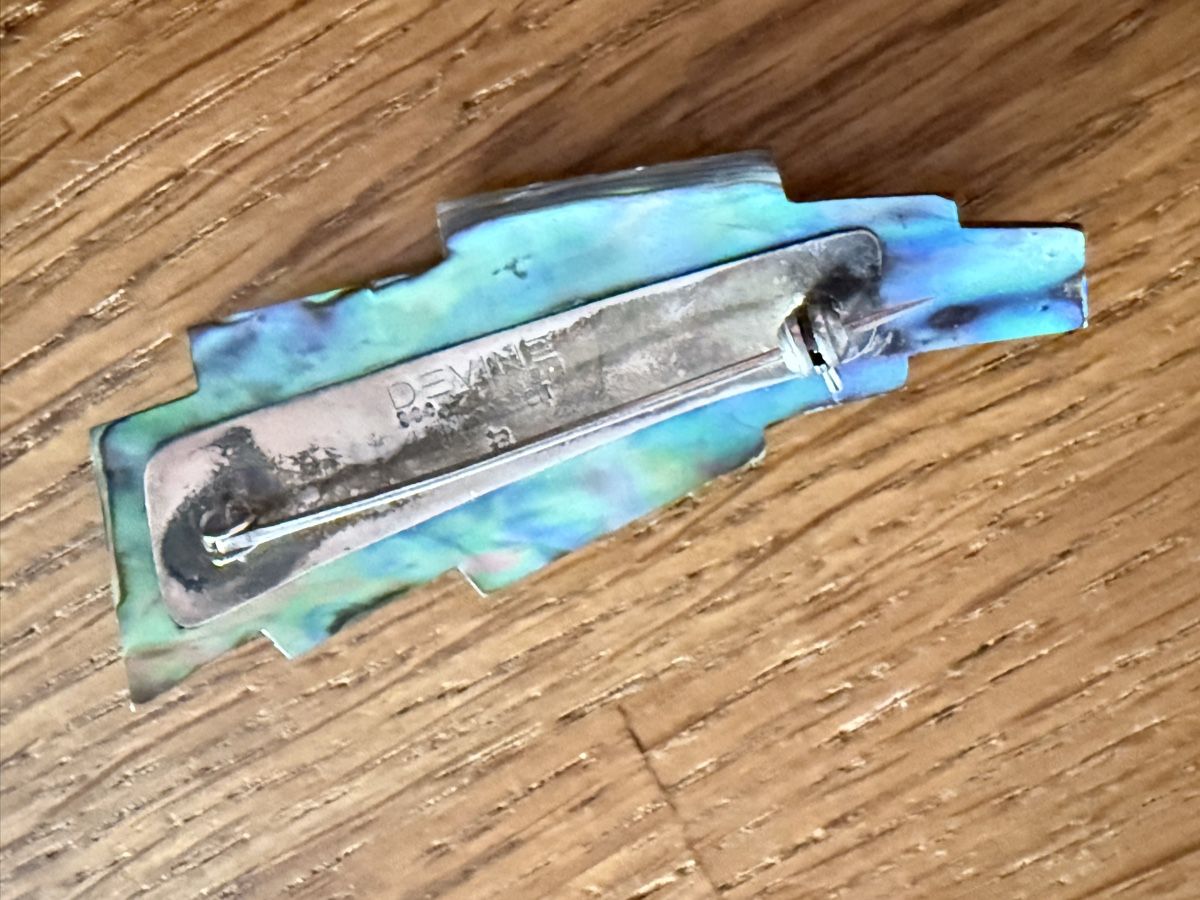 Spille & Fermagli: Brosche 800 Silber "Devine Zürich“ – Usato da Goldach venduto da Messerguru 2